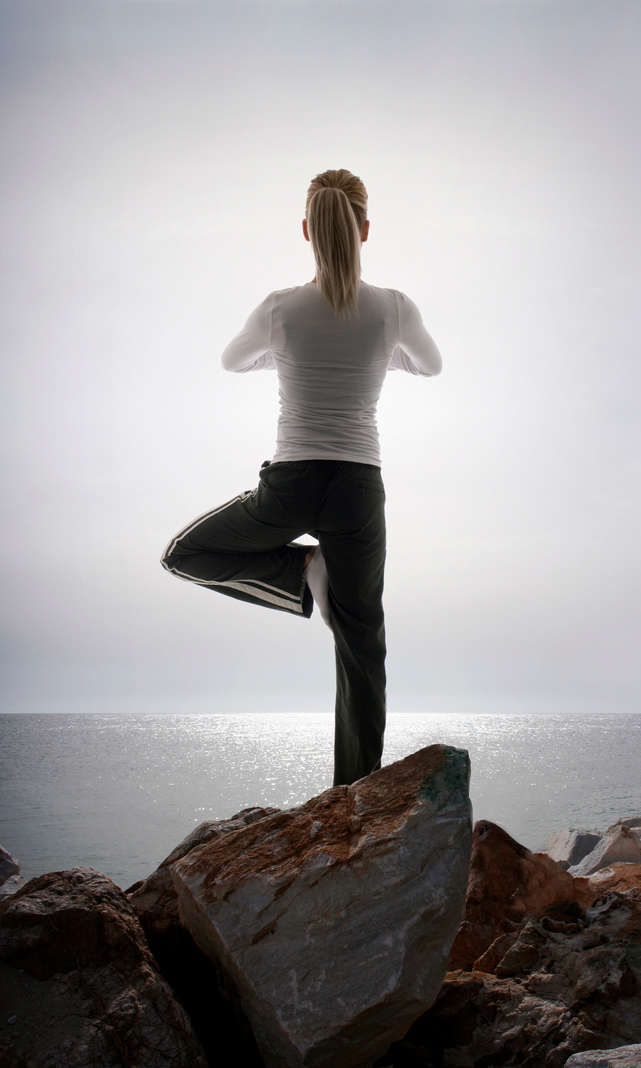 girl on mountain top